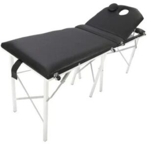 Diván Camilla Portátil con Cabecero de Levante y Orificio Facial