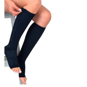 Medias de Compresión Media 15/20 mmHg Cremallera Dedos Libres MediVaric