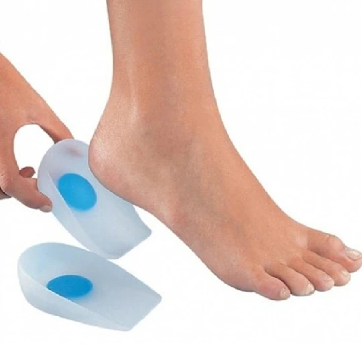 Talonera Punto Azul en Silicona